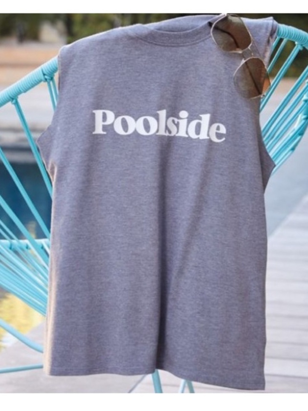 Suburban Riot • Poolside Gray Tee Tank S